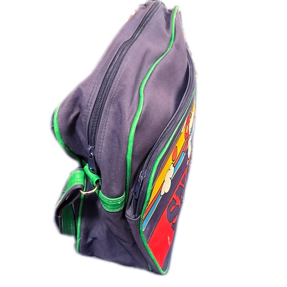 Vintage 1965 Aviva SNOOPY Messenger Travel Shoulder Strap Bag Made In Taiwan. - Picture 3 of 7